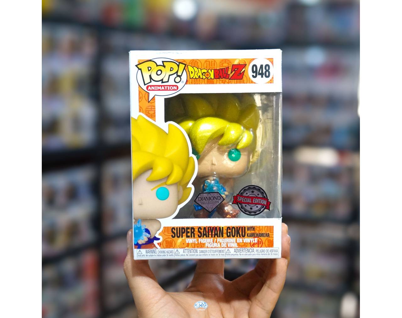 Super Saiyan Goku with Kamehameha (Diamond Collection) - Dragon Ball Z Pop! Vinyl