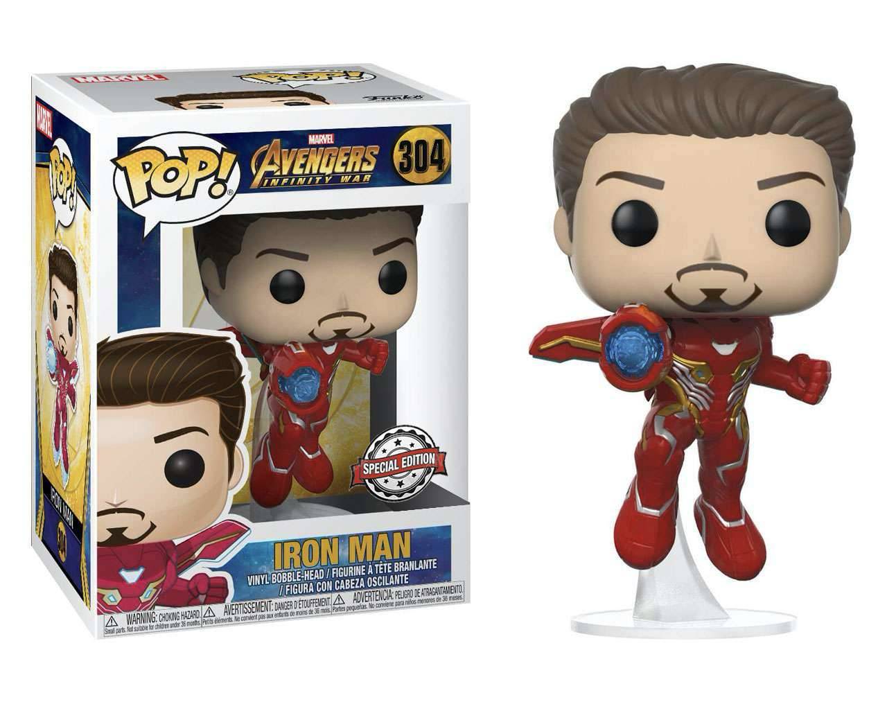 Iron Man Flying (Unmasked) - Avengers: Infinity War Pop! Vinyl 