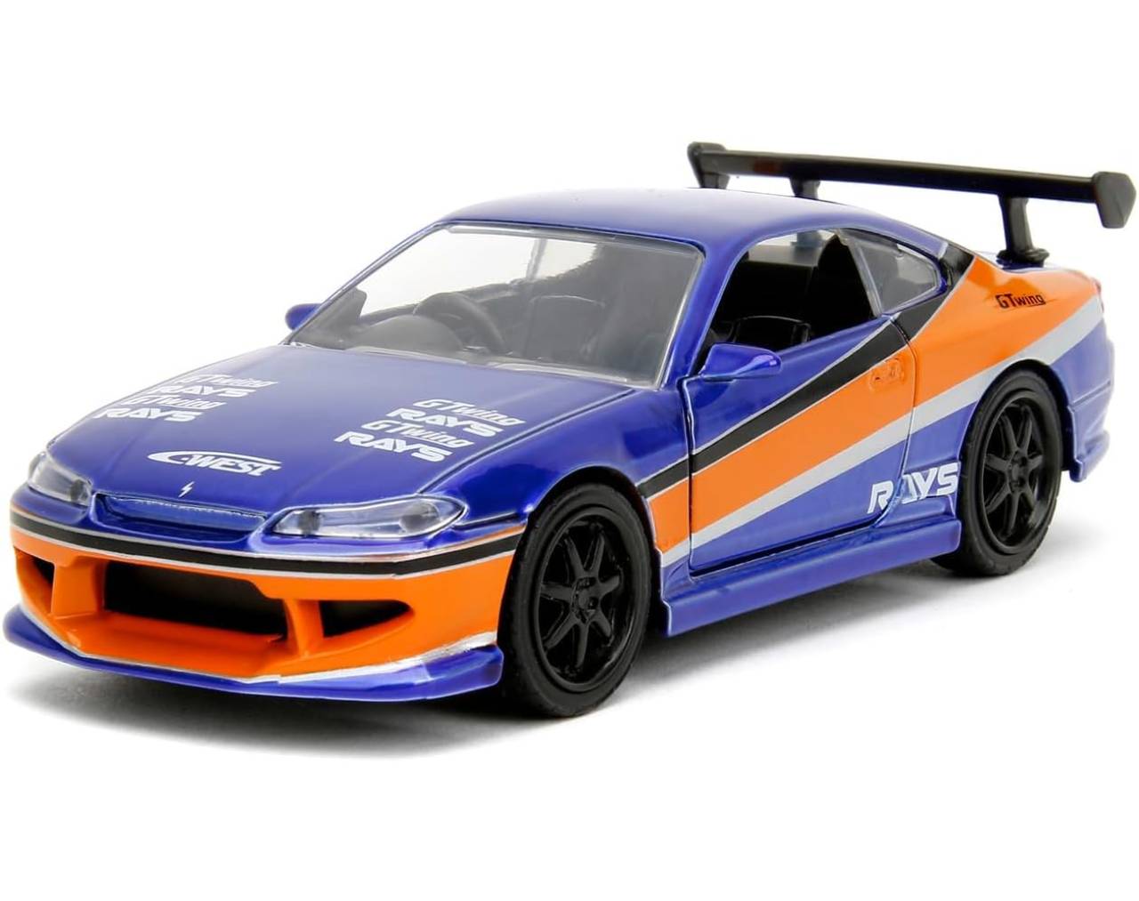 2001 Nissan Silvia (Mona Lisa) S15 1:32 - Fast and Furious Tokyo Drift - Die-Cast Jada Toys