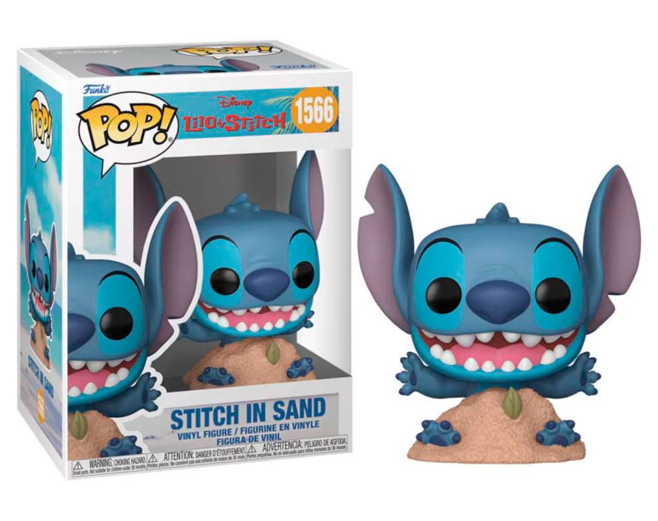 Stitch in Sand - Disney Lilo & Stitch Plus Pop! Vinyl
