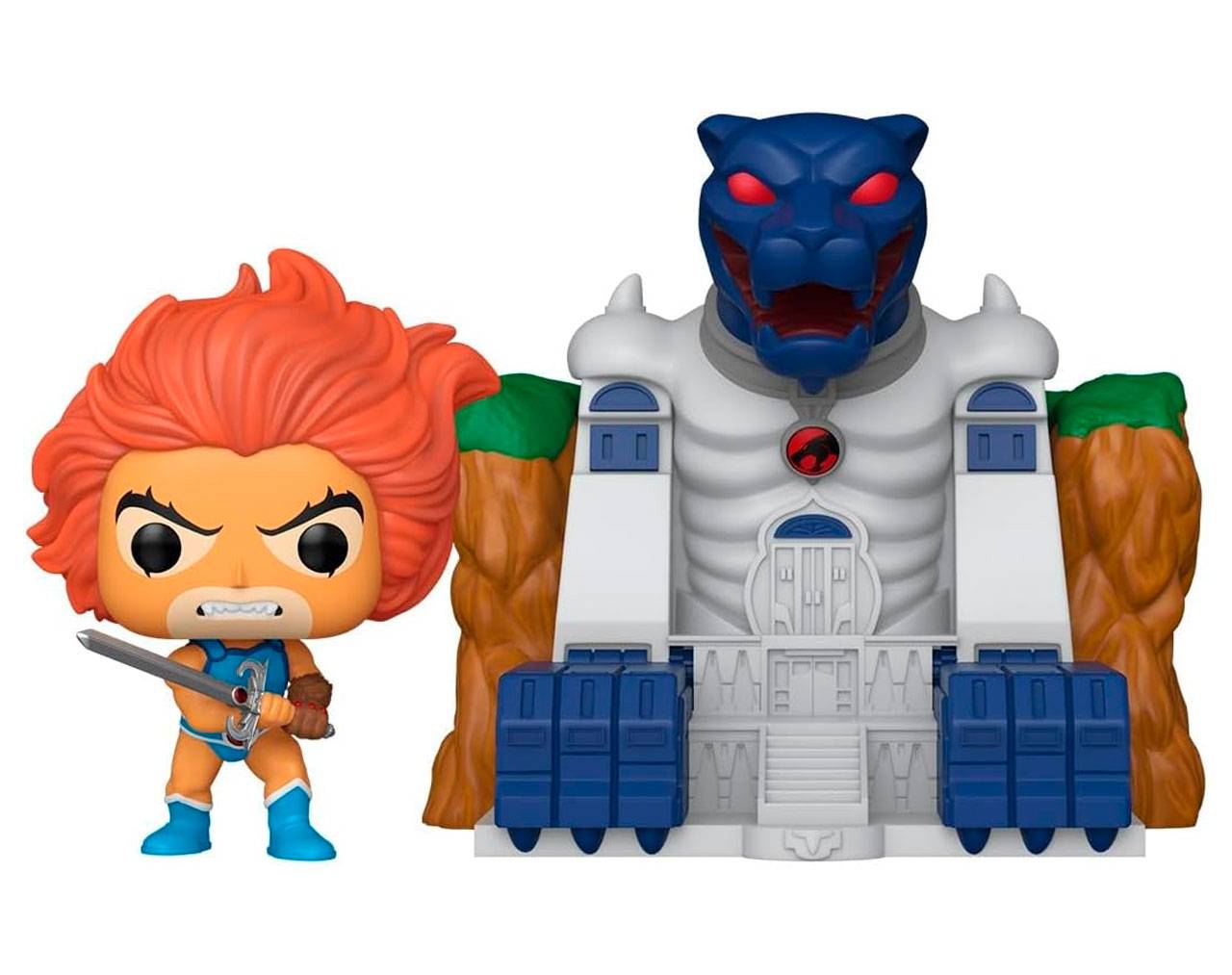 Lion-O with Cat's Lair - ThunderCats (Classic) - Pop! Town Vinyl
