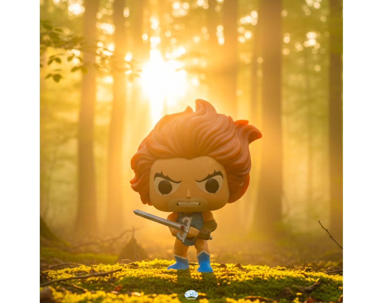 Lion-O with Cat's Lair - ThunderCats (Classic) - Pop! Town Vinyl