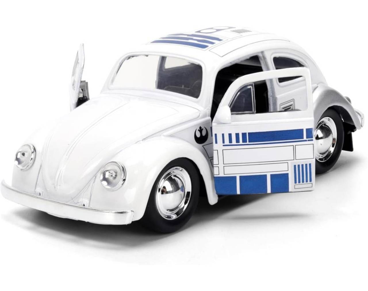 1959 Volkswagen Drag Beetle (R2-D2) Escala 1:32 - Star Wars - Die-Cast Jada Toys