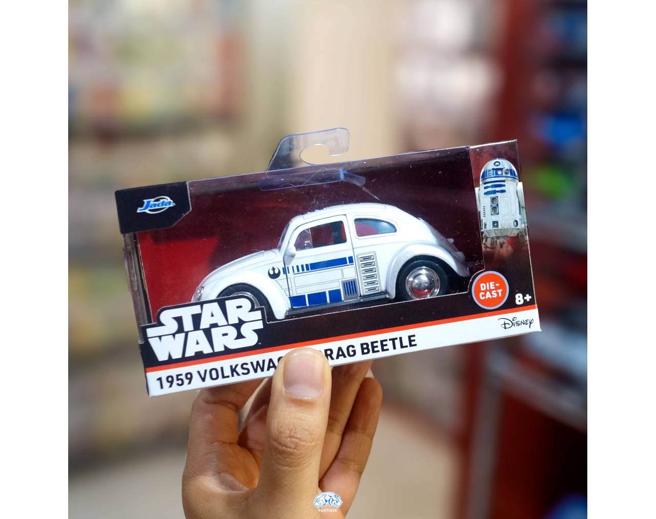 1959 Volkswagen Drag Beetle (R2-D2) Escala 1:32 - Star Wars - Die-Cast Jada Toys