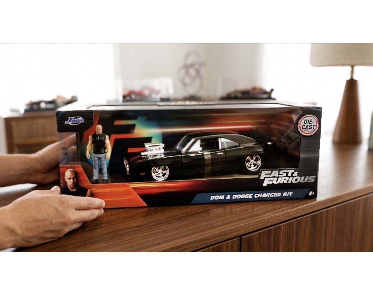 1970 Dodge Charger Escala 1:24 - Fast and Furious - Die-cast Jada Toys