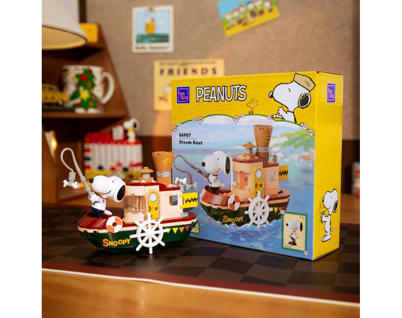 Snoopy Steam Boat (Set de Construcción 86907) - Pantasy Peanuts