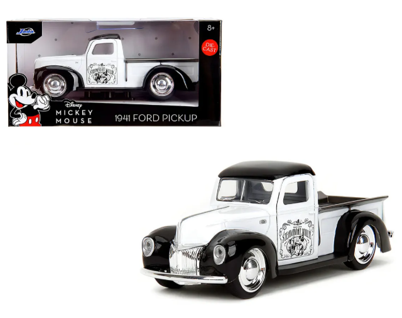 1941 Ford Pickup (Mickey Mouse) - Escala 1:32 - Die-Cast Jada Toys