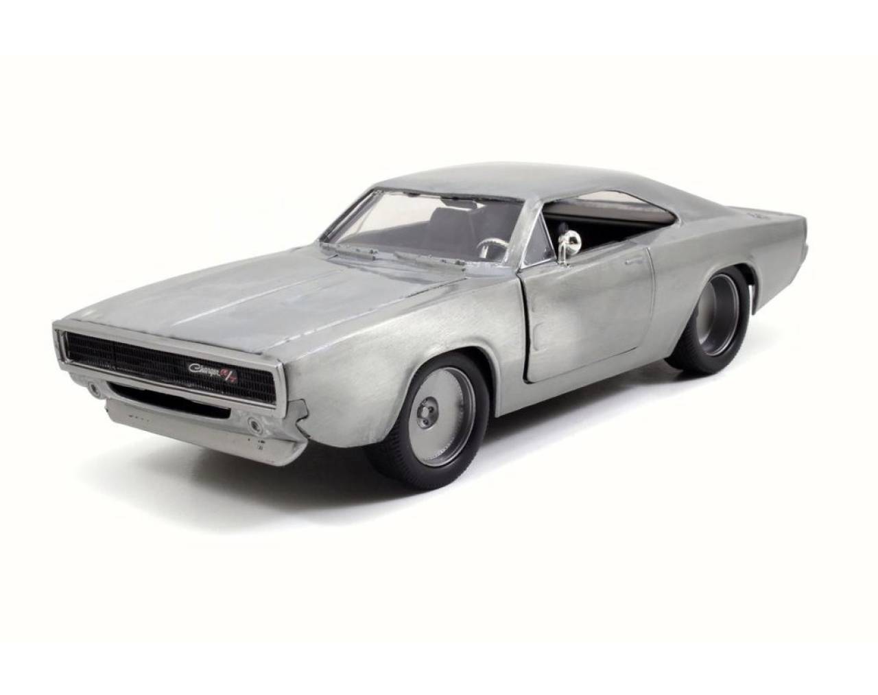 Dom´s Charger R/T Gris (Brillante) - Escala 1:32 - Fast and Furious - Die-Cast Jada Toys