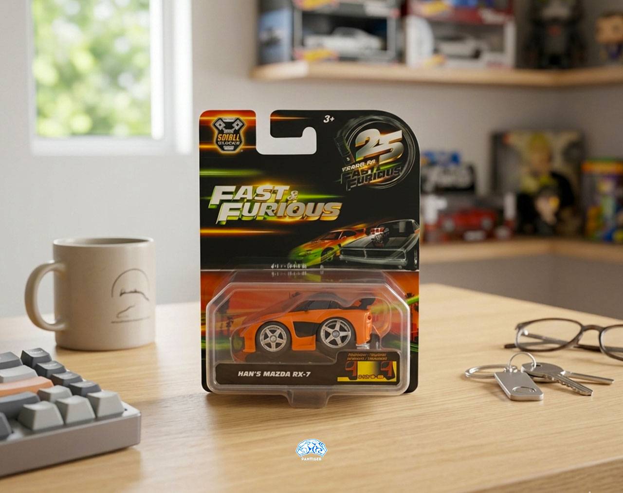 Han's Mazda RX-7 (Escala 1:43) - Fast & Furious - Small Blocks Jada Toys