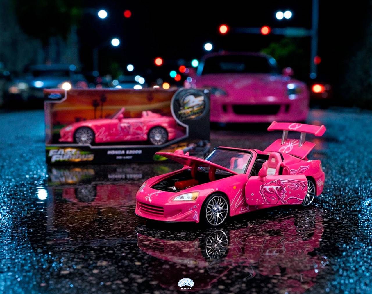Honda S2000  Escala 1:24 - 25 Years of Fast and Furious - Die-Cast Jada Toys 