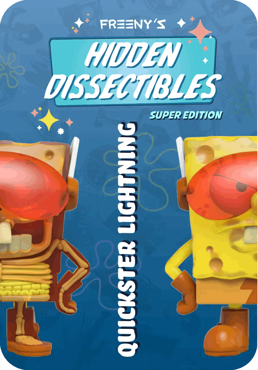 Spongebob Squarepants Hidden Dissectibles (Cajita sorpresa) - Mighty Jaxx Blind Box Super Edition