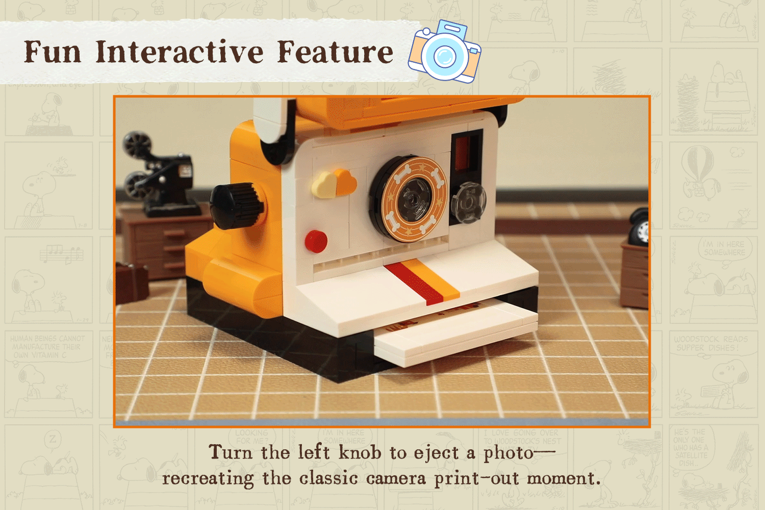 Snoopy Camera (Set de Construcción 86915) - Pantasy Peanuts