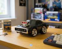 Dom's Dodge Charger RT (Escala 1:28) - Fast & Furious - Small Blocks Jada Toys