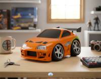 Brian's Toyota Supra (Escala 1:28) - Fast & Furious - Small Blocks Jada Toys