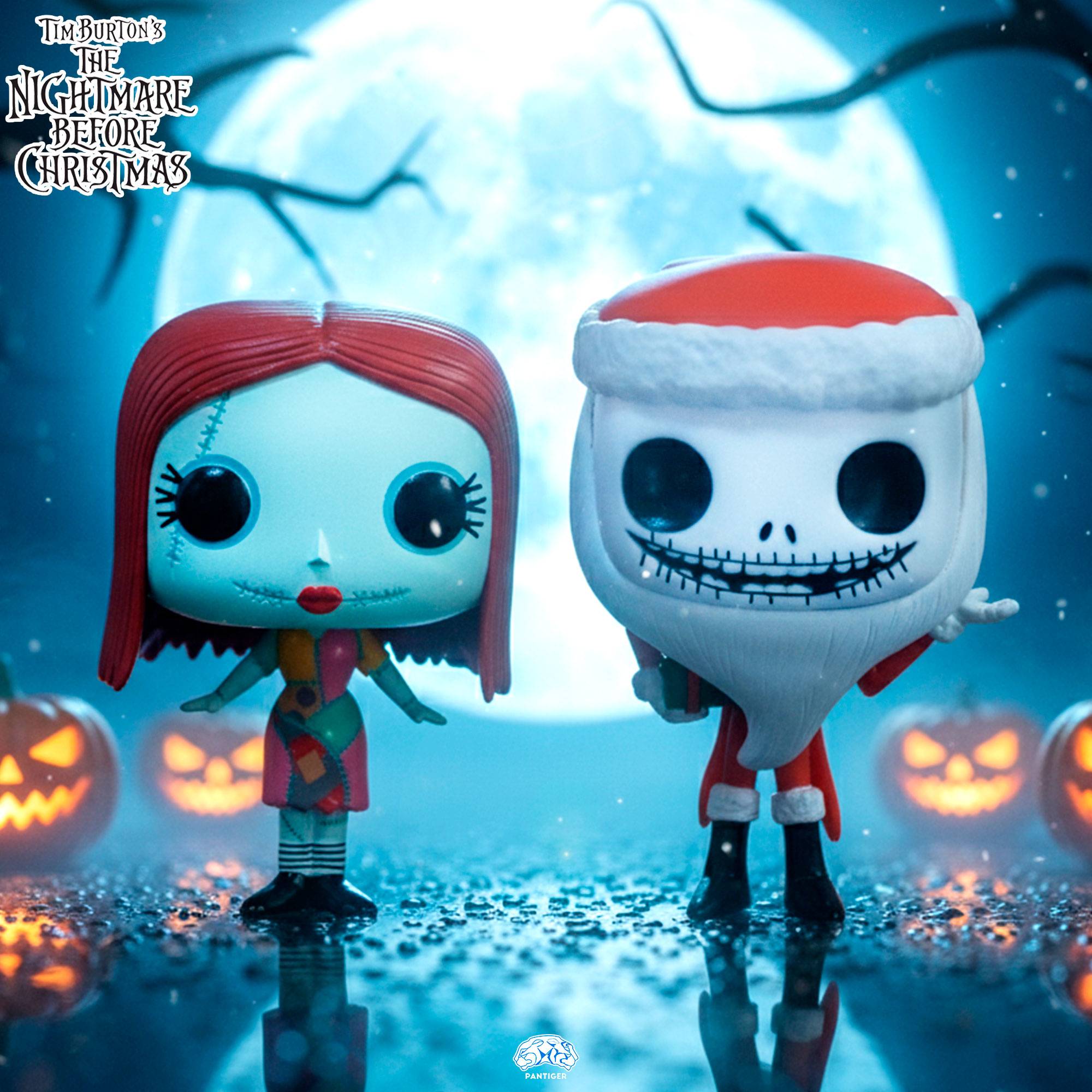 🎃 El Equilibrio Perfecto: Jack y Sally 🎅